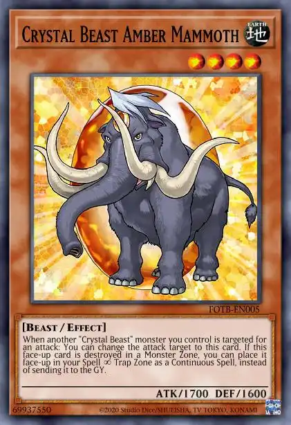 Edison Rulings for Crystal Beast Amber Mammoth
